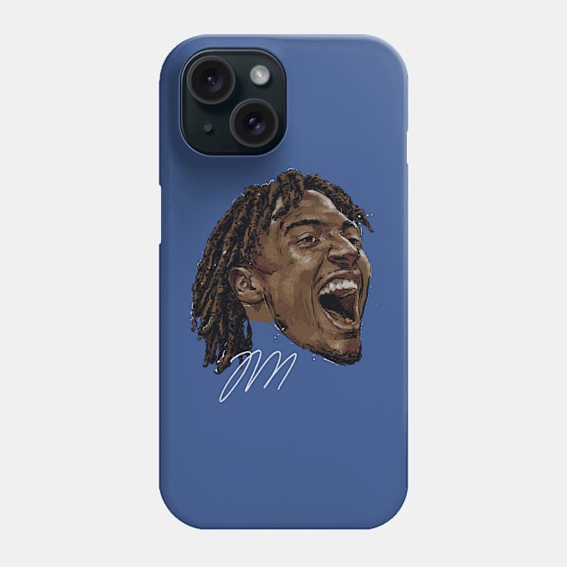 Tyrese Maxey Philadelphia Scream Phone Case by danlintonpro