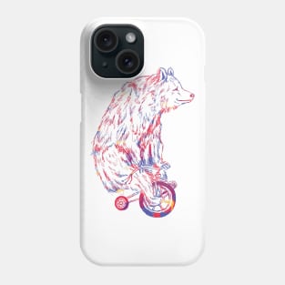 Bear Riding Bicycle Phone Case