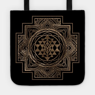 Sri Yantra  / Sri Chakra Lotus Framed Tote