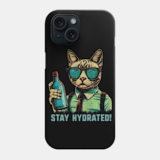 Drink Water Stay Hydrated Cat Phone Case