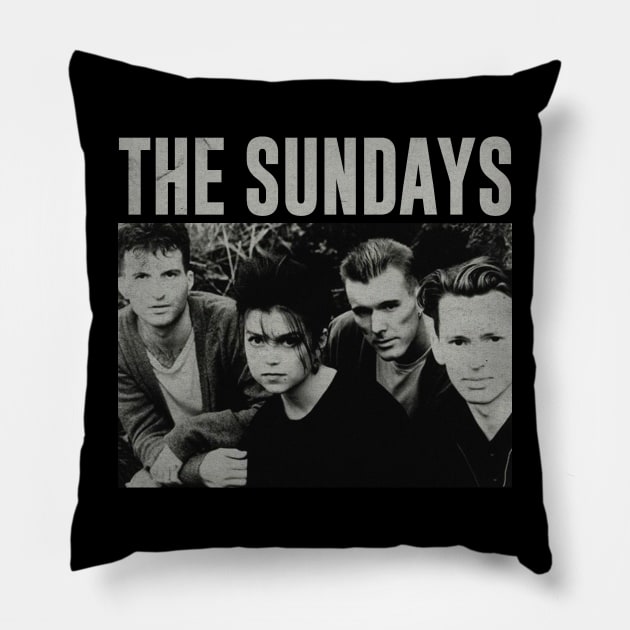 The Sundays BW Vintage Pillow by Sal.Priadi