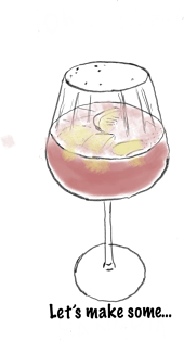 sangria red wine Magnet