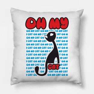 Black cat Pillow