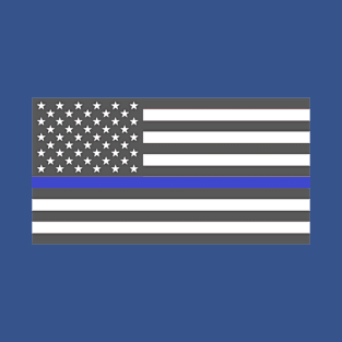 Thin Blue line Flag T-Shirt