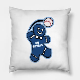 Kansas City Royals Gingerbread Man Pillow