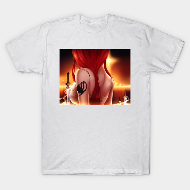 Discover Guild Master Erza - Erza Scarlet Fairy Tail - T-Shirt