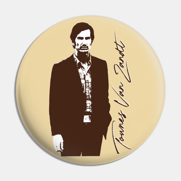 Townes Van Zandt Pin by DankFutura