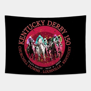 Kentucky Derby 150 design Tapestry