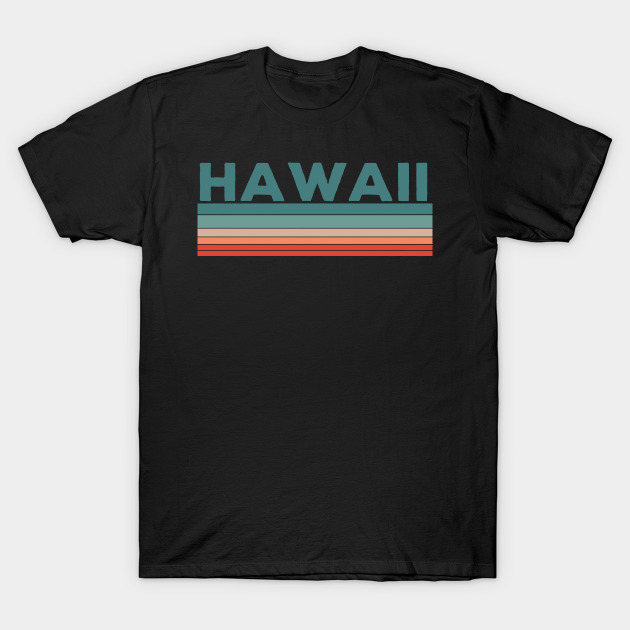 Discover Hawaii Retro Vintage 70s 80s Design - Hawaii - T-Shirt