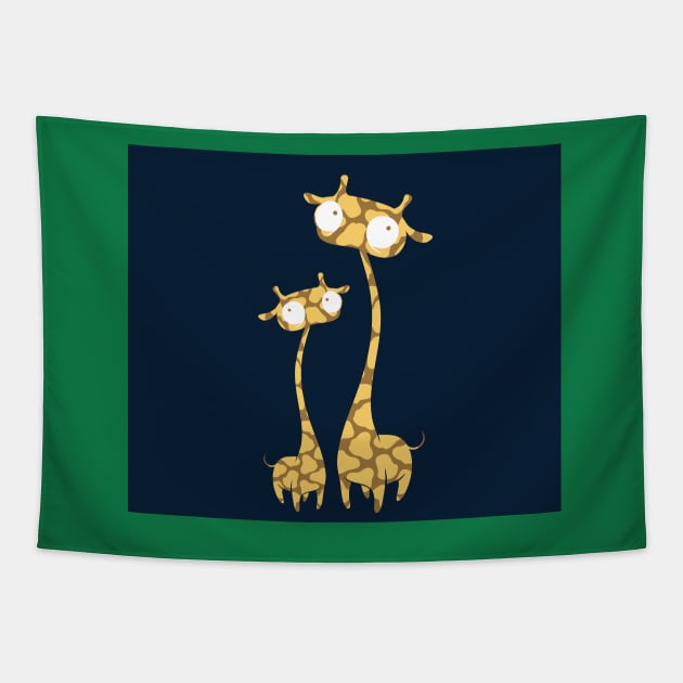 giraffe Tapestry by daghlashassan