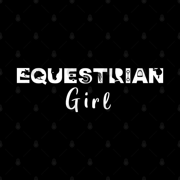 Equestrian Girl (White) by illucalliart