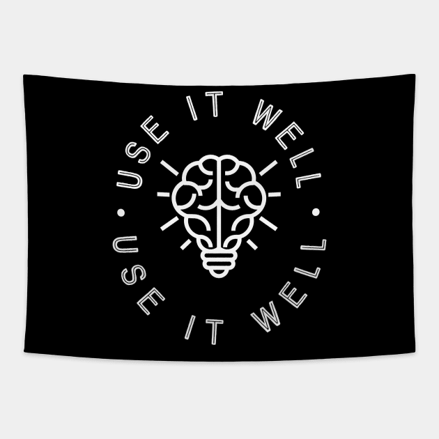 Use It Well Tapestry by Suzhi Q