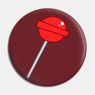 Red Lollipop Pin