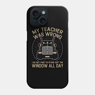 Truck Driver Phone Case