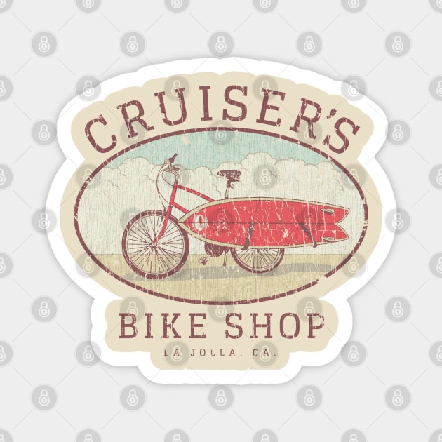 Cruiser's Bike Shop 1969 Magnet by JCD666