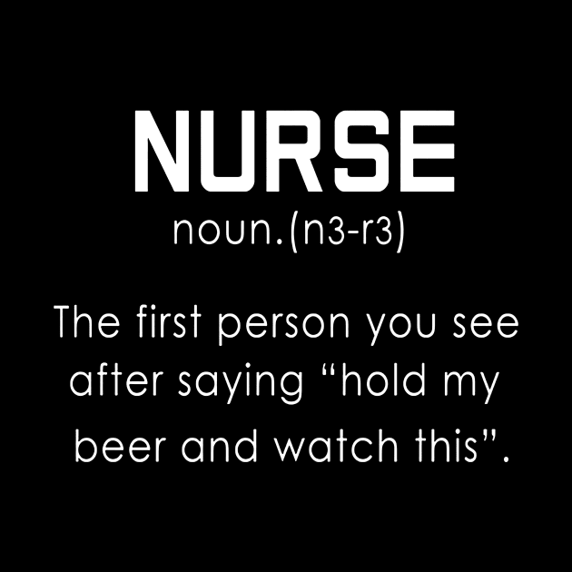 Nurse Noun Funny Nurse by Namio