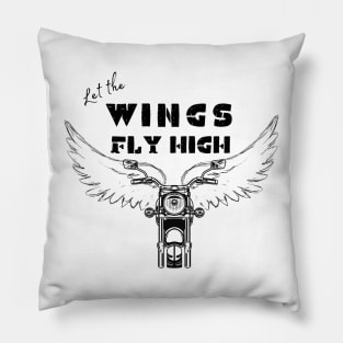 Let the wings fly high Pillow