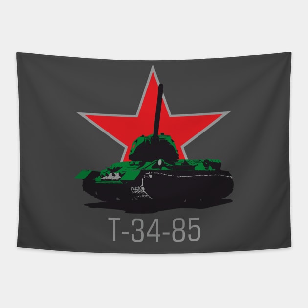 Soviet medium tank T-34-85 Tapestry by FAawRay