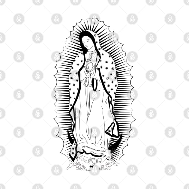 Virgen María Nuestra Señora de Guadalupe by LupeArt