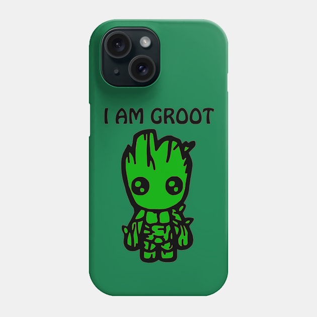 I am Groot Phone Case by OtakuPapercraft