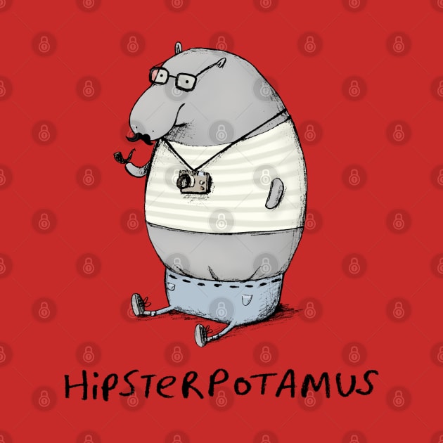 Hipsterpotamus by Sophie Corrigan