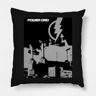 Power Grid - Board Games Design - Movie Poster Style - Board Game Art Pillow