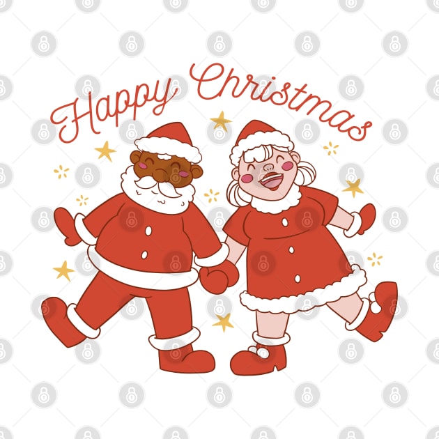 Christmas Santa Couple by MARCHY