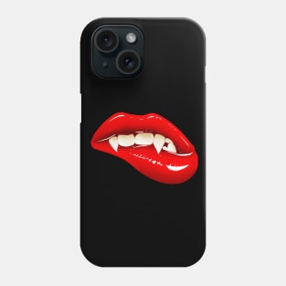 Red Vampire lips Phone Case