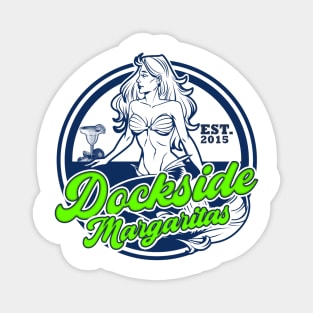 Dockside Margaritas near the Boathouse- Mermaid edition Orlando Florida Magnet