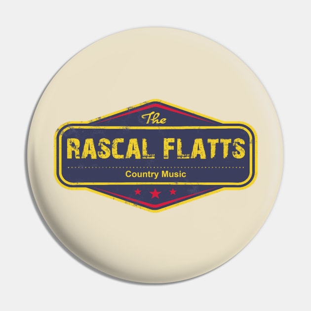 Rascal Flatts Pin by Money Making Apparel