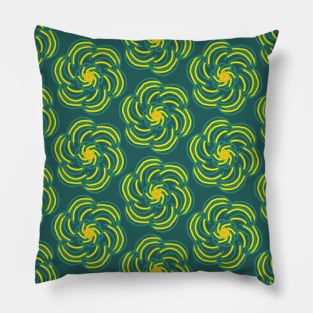 Neon Blooms Pillow