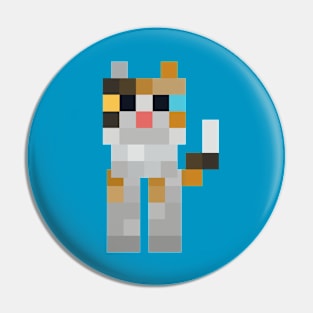 Minecraft Calico Cat Pin