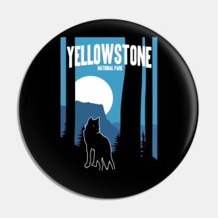 Best Retro Yellowstone National Park Design Apparel Pin