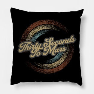 Thirty Seconds To Mars Circular Fade Pillow