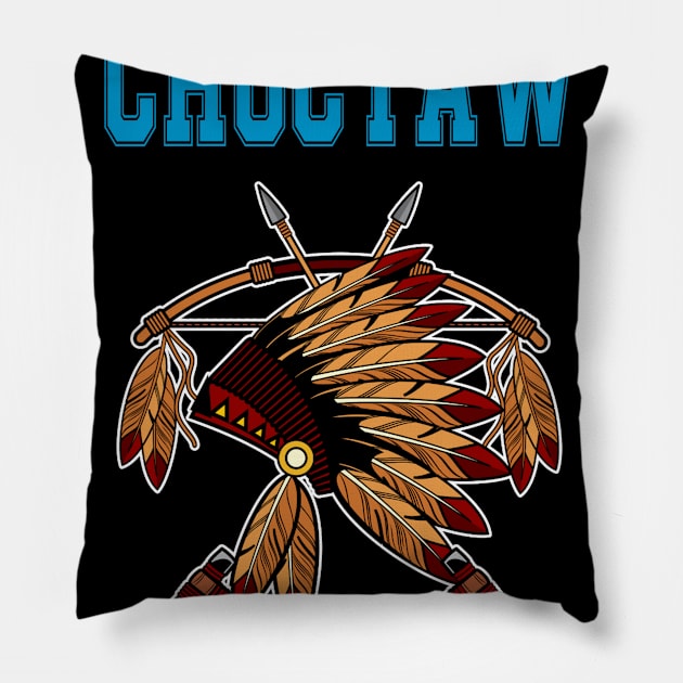 Native American Choctaw Archery Pillow by Jaya Moore