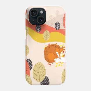 Vintage Sleeping Fox Phone Case