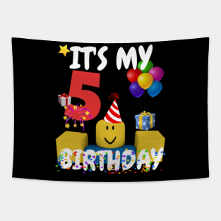 Roblox Birthday Gift Tapestries Teepublic - owner of roblox birthday