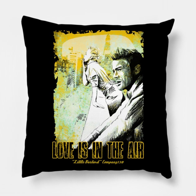 Love is in the air Pillow by LittleBastard
