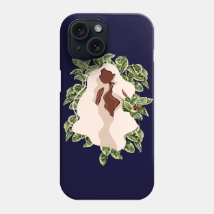 Plant lady abstract illustration 4 Phone Case