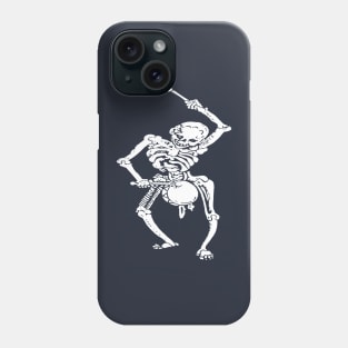 Civil War Federal Drummer Boy Skeleton In White v2 Phone Case