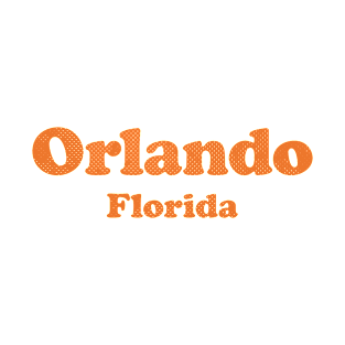 Orlando, Florida - FL, Retro Typography T-Shirt