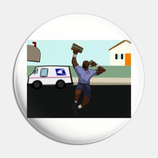 Support the Mailman and USPS Pin