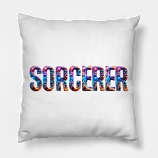 Sorcerer - Cosmic design Pillow