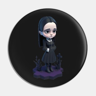 Wednesday Addams Sticker I Jenna Ortega sticker Pin