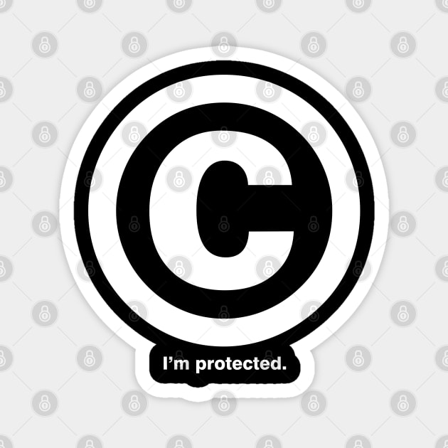 Copyright Symbol Magnet by DavesTees