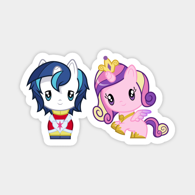 Cutie Mark Crew Royal Couple Magnet by CloudyGlow