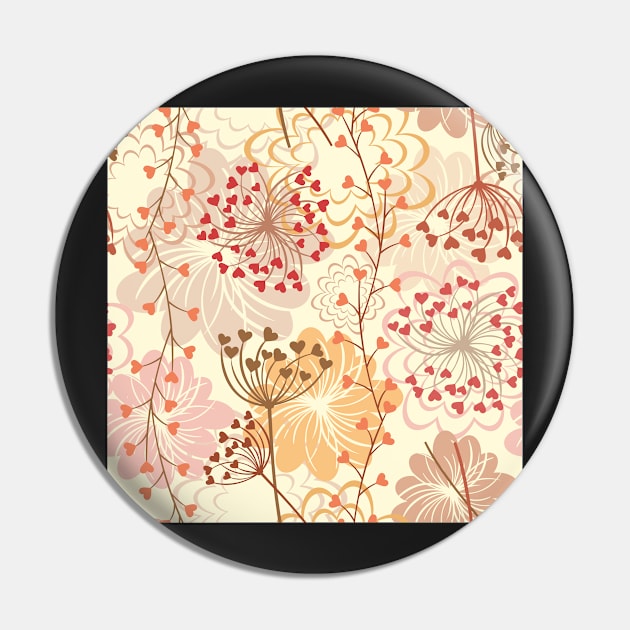 Floral pattern Pin by olgart