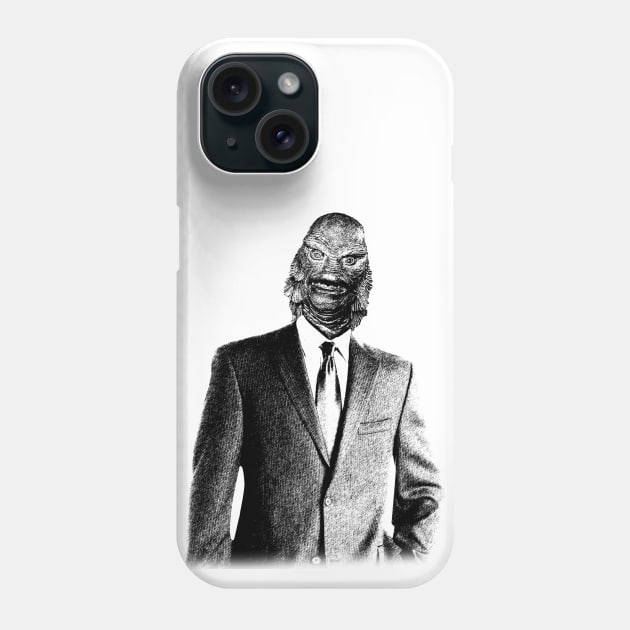 Creature from Wall Street Phone Case by mrmonsura