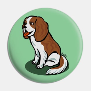 Cute cavalier Pin