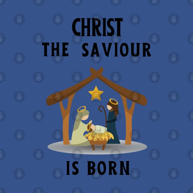 Christ the saviour is born - Christmas begins with Christ by Rubi16